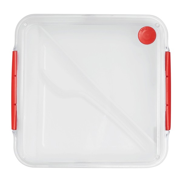 Lunchbox Delicious - Rot / Weiß
