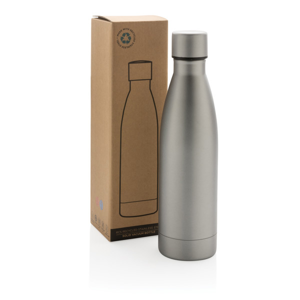 Celobarevná termo lahev z RCS recyklované oceli 500ml - Šedá