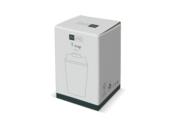 InSideOut T-cup 280ml - White