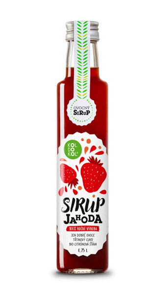 Jahoda sirup 250 ml