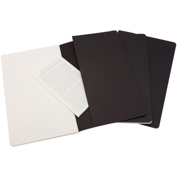 Moleskine Cahier Journal PK - ruled - Solid Black