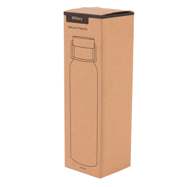 Vacuum Insulated Bottle Military - Black