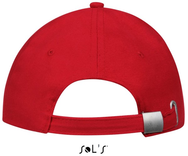 Sol's Buffalo - Six Panel Cap - Red / White