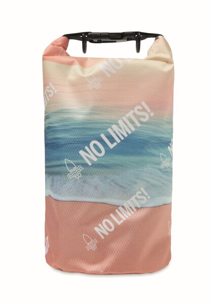 2L recycled polyester (rPET) ripstop window dry bag 360° design - Full colour