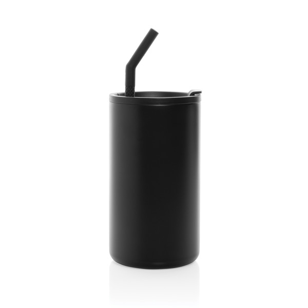 Cube RCS certificirana šalica od recikliranog čelika 800 ml - Crna