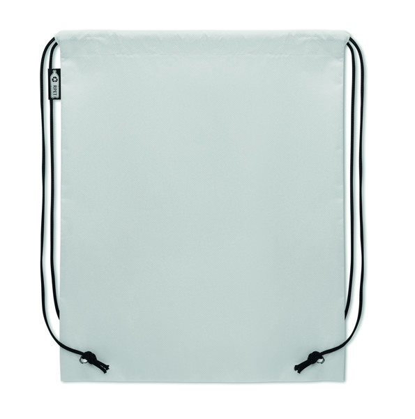 Drawstring bag RPET non-woven Daffy Rpet - White