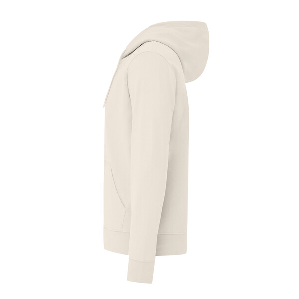 Iqoniq Abisko hoodie med lynlås i genanvendt bomuld - Natural Raw / XXS