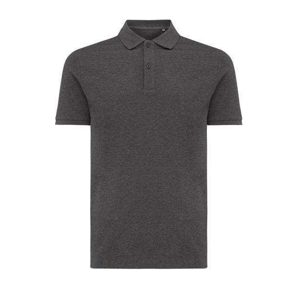 Polo tričko Iqoniq Yosemite z recykl. bavlny - Heather Anthracite / M
