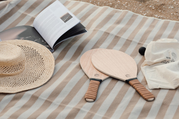 VINGA Colos strand tennis spil, brun
