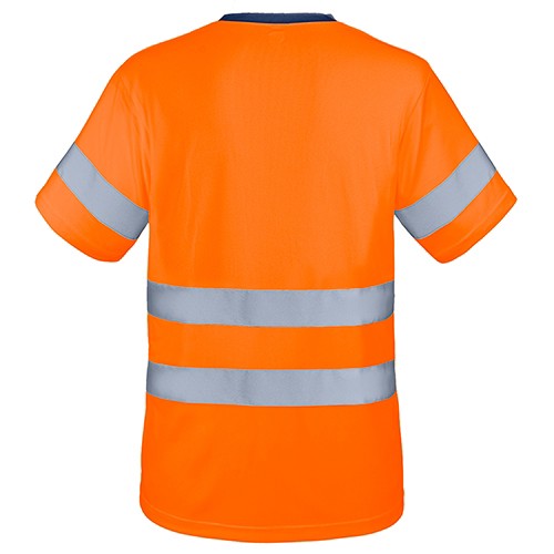 T-SHIRT WITH POCKET AND REFLECTIVE BANDS "KRZ"