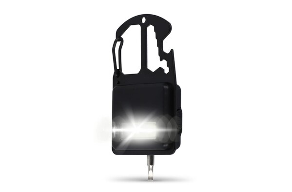 Multi-outils compacts en R-ABS et métal 7 fonctions - Noir
