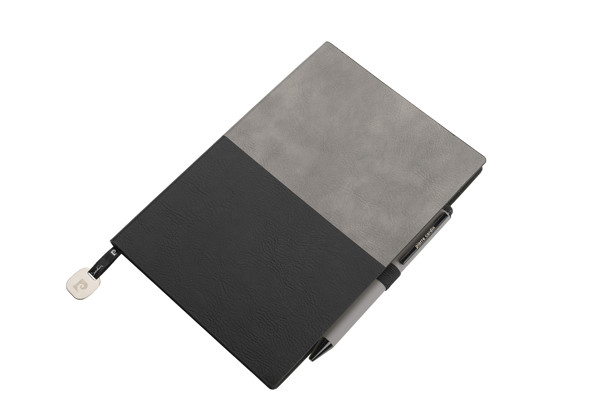 REPORTER Set aus Notizbuch A5 und Kugelschreiber - Grau