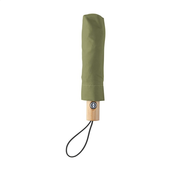 Michigan parapluie pliable en RCS RPET de 21 inch - vert olive