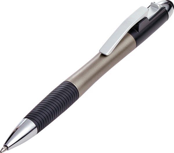 ABS and aluminium 4-in-1 pen - Silver