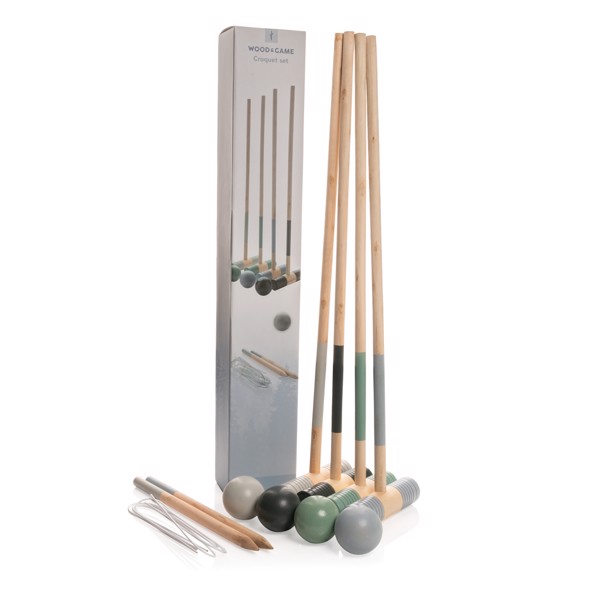 XD - Wooden croquet set