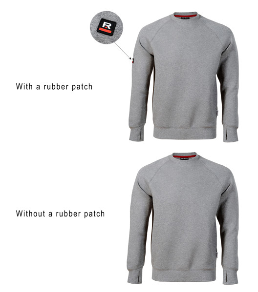 Mikina Pánska Rimeck® Vertex - Tmavosivý Melír / S