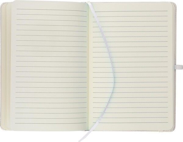 Gerecycled notitieboekje A5 Bloom - wit