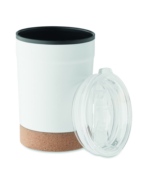 Gobelet double paroi 300ml Nomu - Blanc
