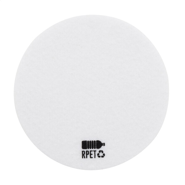 Rpet Felt Coaster Hefe - White