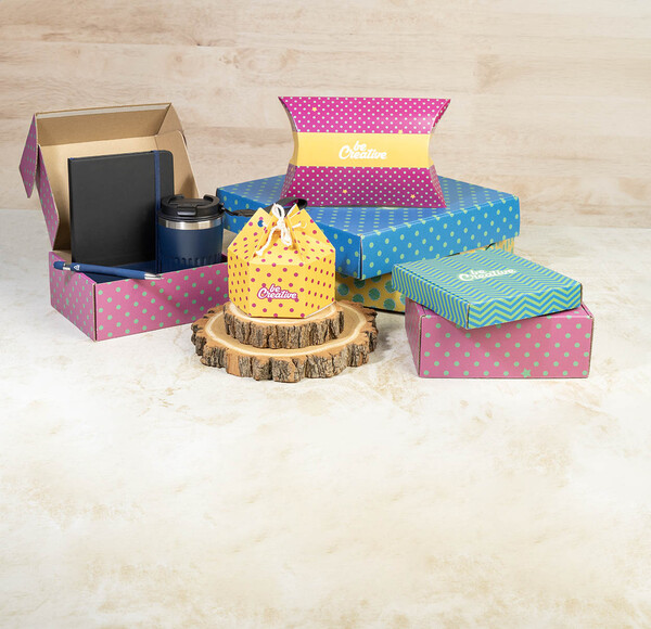 Boîte cadeau hexagonale CreaBox HexaCord S
