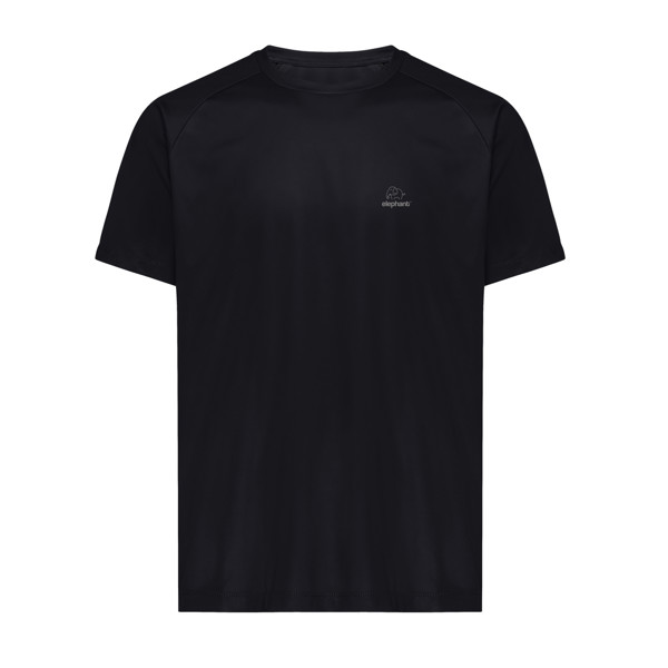 Iqoniq Tikal recycled polyester quick dry sport t-shirt - Black / M