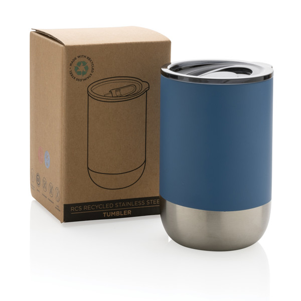 Termohrnek z RCS recyklované oceli 360ml - Modrá