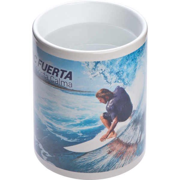 Colour changing mug JACOPO - Black