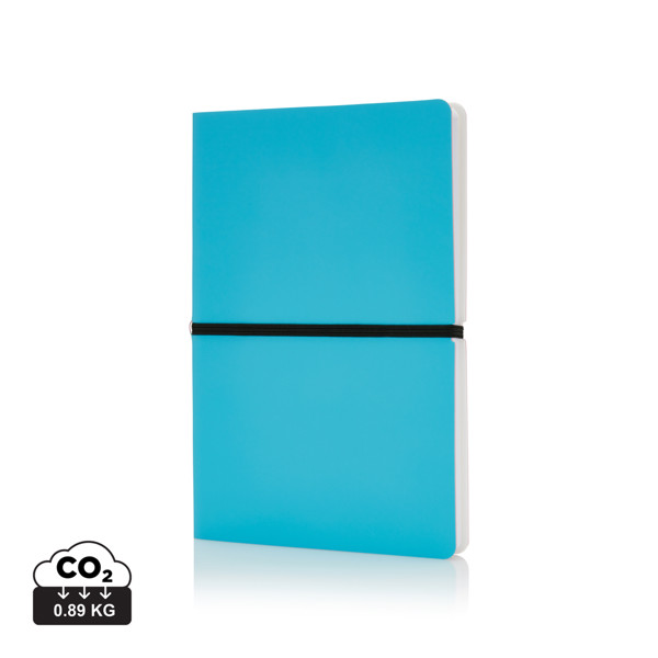 Deluxe softcover A5 notebook - Blue