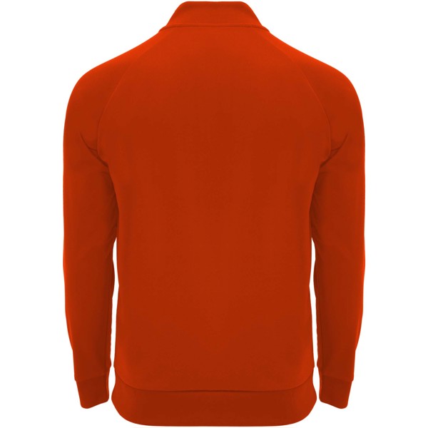 Felpa a maniche lunghe con zip a un quarto unisex Epiro - Rosso / S