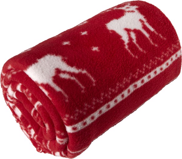 Polar fleece reindeer blanket (180 gr/m2)