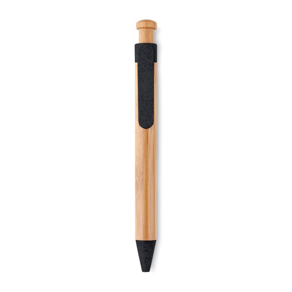 Długopis bambusowy Toyama - czarny