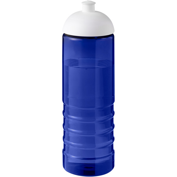 Bouteille de sport H2O Active® Eco Treble de 750 ml avec couvercle dôme - Bleu / Blanc