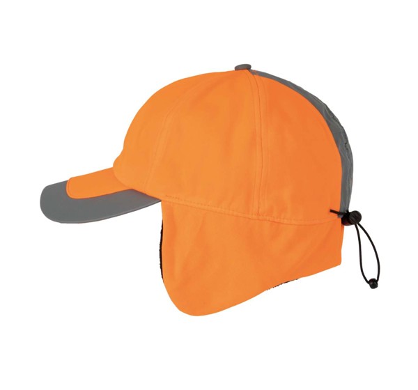 Neon Winter Cap - 6 Panels - Fluorescent Orange