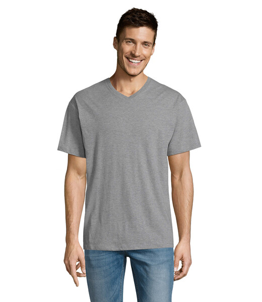 VICTORY T-SHIRT SENHOR 150g - Cinzento Dois TonsL