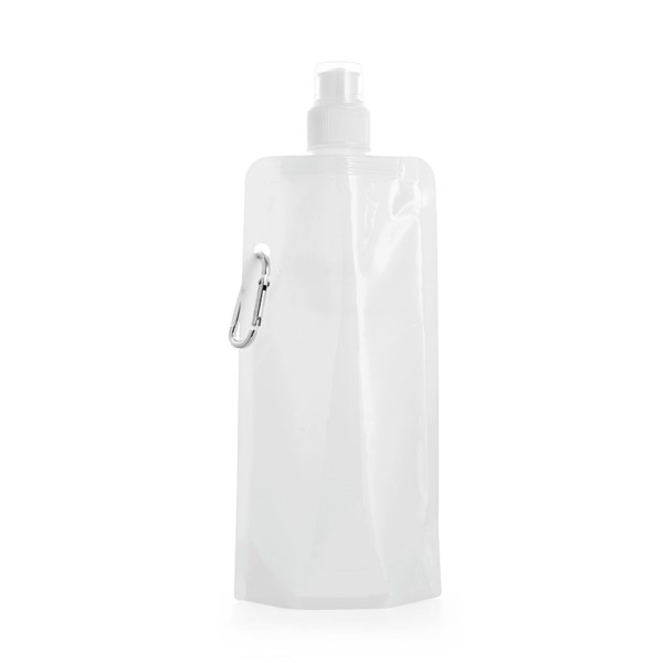KWILL. Bouteille pliante en PE 460 mL - Blanc