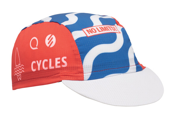 Full colour adult cycling cap with elastic band - Full colour