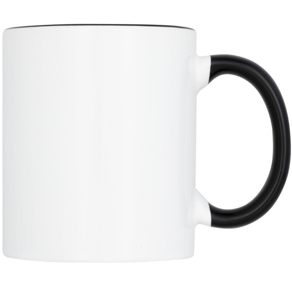 Pix 330 ml ceramic sublimation colour pop mug - Solid Black