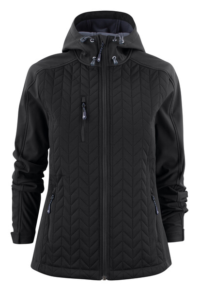 Myers Lady Softshell Jacket Black XL