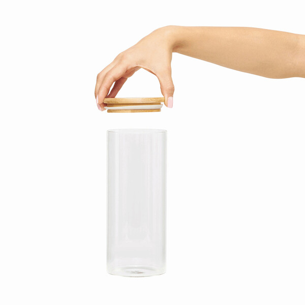 Glass storage jar, approx. 850 ml ECO STORAGE L