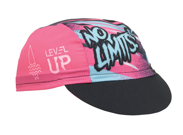Full colour adult cycling cap with cord closure - Full colour