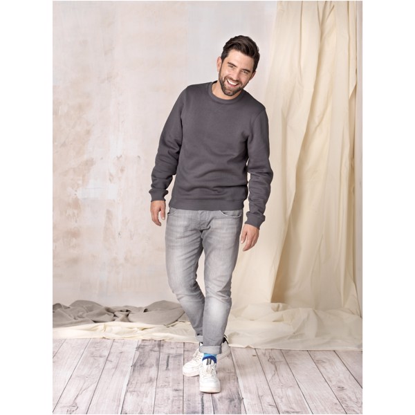 Jasper Pullover mit Rundhalsausschnitt aus Bio-Material für Herren - weiss / S