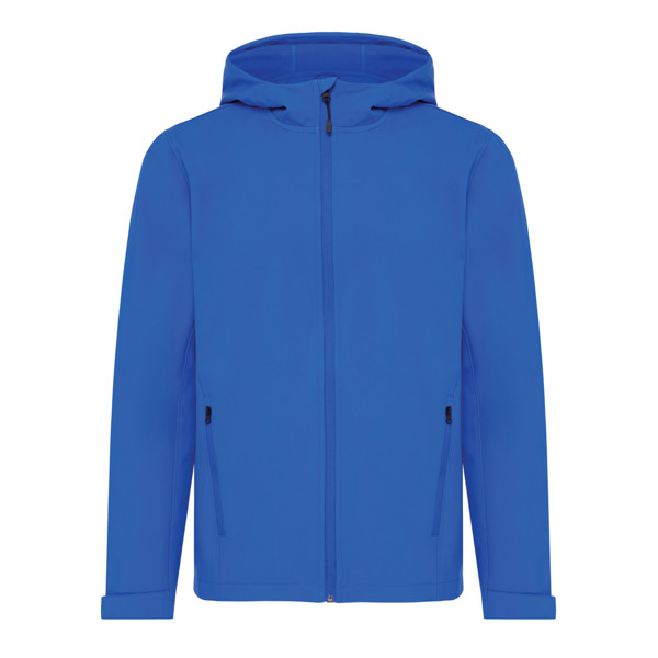 Iqoniq Makalu moška soft shell jakna 5000 mm, 300 g/m² - Kraljeva modra / 3XL