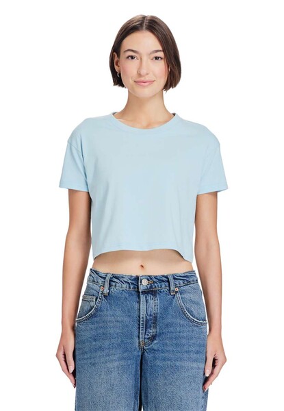 Womens Crop Tee - White / XS
