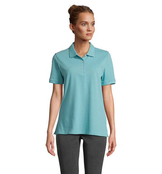 PACIFIC WOMEN POLO - Pool BlueL