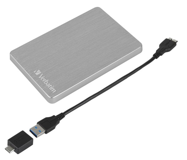 External HDD Verbatim 1TB Store ‘n’ Go ALU Slim