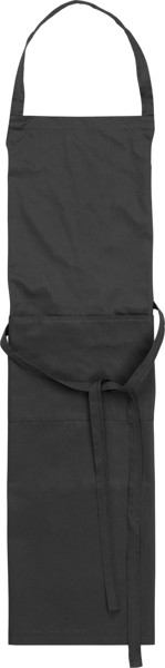 Cotton and polyester (240 gr/m²) apron - Black