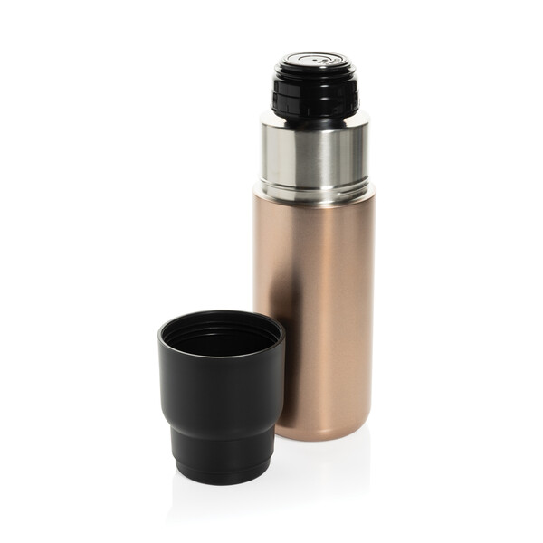 Thermocup RCS recykl. termoska s vakuovou izolací a šálkem - Bronz