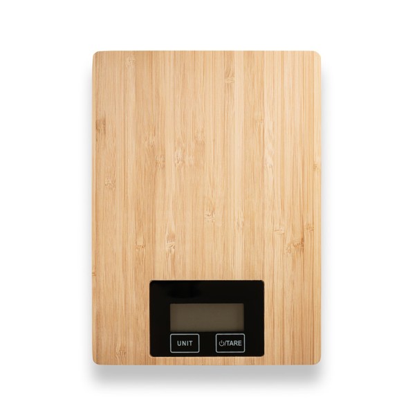 PS - HEISENBERG. Bamboo digital kitchen scale
