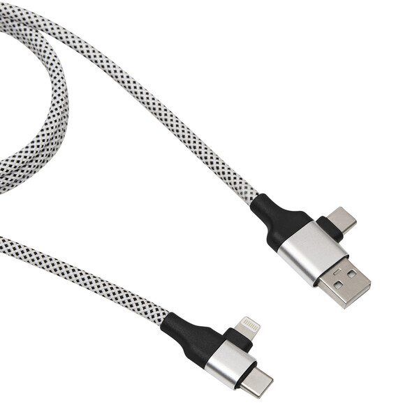 Charging And Data Transfer Cable Supermag - Silver