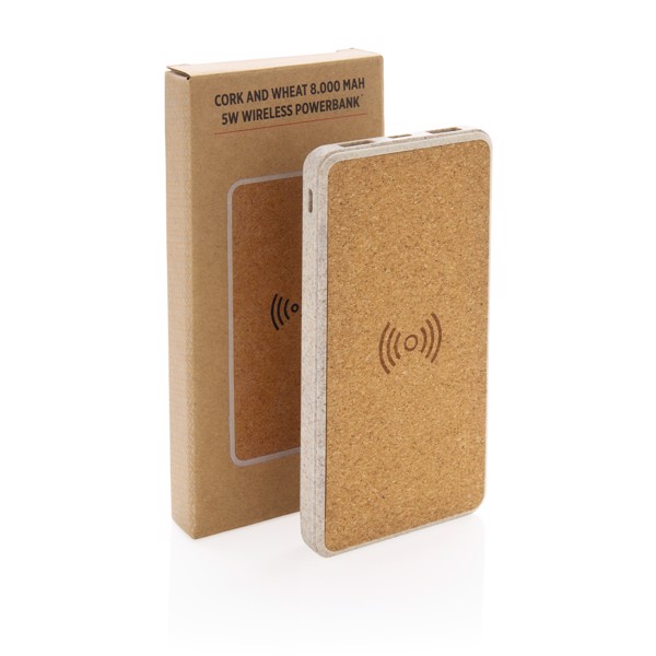 Xd Collection wireless powerbank, 8000 mAh, 5W